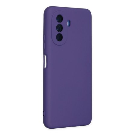 Huawei Nova Y70 Kılıf Nano İçi Kadife Silikon - Mor