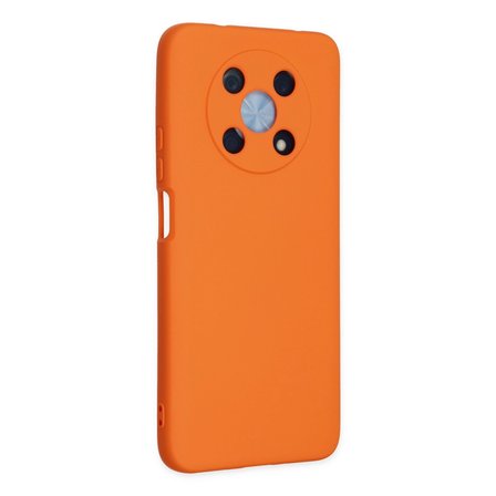 Huawei Nova Y90 Kılıf Nano İçi Kadife Silikon - Turuncu