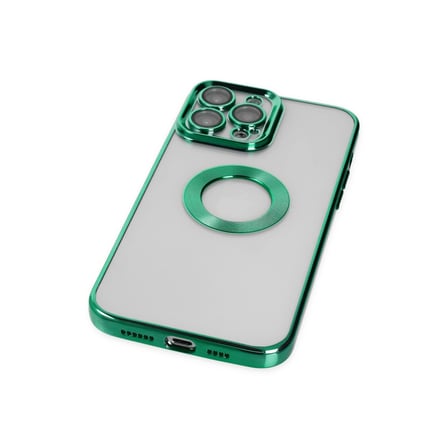 Apple Uyumlu İphone 14 Pro Max Kılıf Slot Silikon - Köknar Yeşili