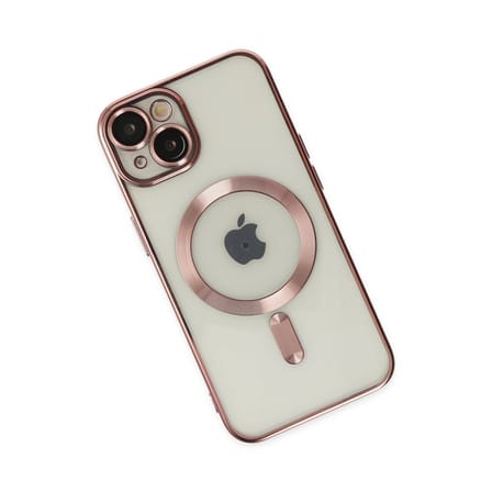 Apple Uyumlu İphone 14 Plus Kılıf Kross Magneticsafe Kapak - Rose