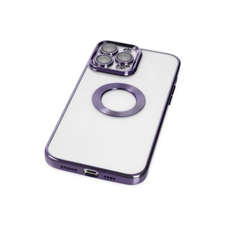 Apple Uyumlu İphone 14 Pro Kılıf Slot Silikon - Mor