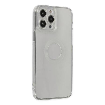 Apple Uyumlu İphone 14 Pro Max Kılıf Santa Lens Silikon - Şeffaf
