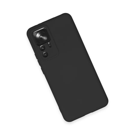Xiaomi Uyumlu Mi 12t Pro Kılıf Nano İçi Kadife Silikon - Siyah
