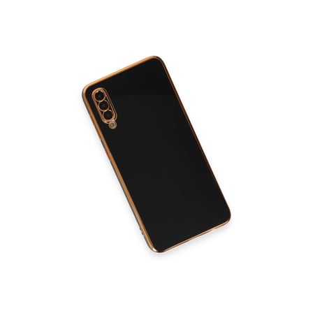 Samsung Uyumlu Galaxy A50 Kılıf Volet Silikon - Siyah