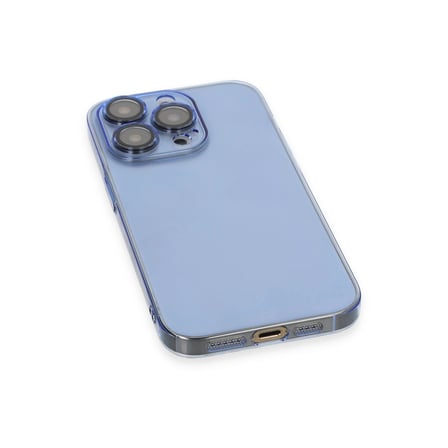 Apple Uyumlu İphone 14 Pro Max Kılıf Armada Lensli Kapak - Sierra Blue