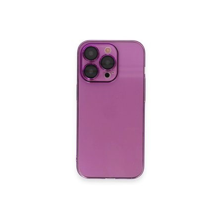 Apple Uyumlu İphone 14 Pro Max Kılıf Armada Lensli Kapak - Mor