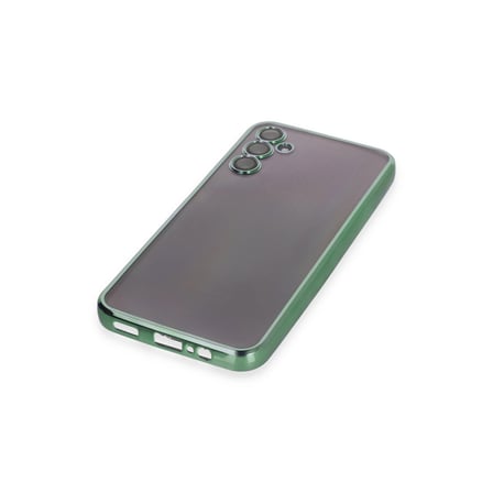 Samsung Uyumlu Galaxy A14 4g Kılıf Razer Lensli Silikon - Yeşil