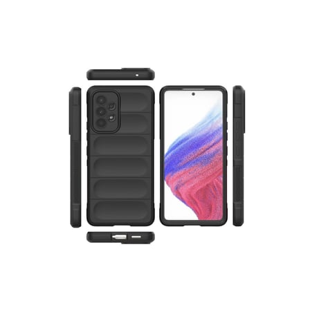 Samsung Uyumlu Galaxy A53 5g Kılıf Optimum Silikon - Siyah