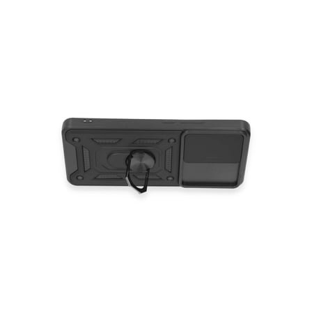 Xiaomi Uyumlu Mi 12t Pro Kılıf Pars Lens Yüzüklü Silikon - Siyah
