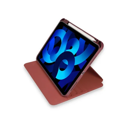 Apple Uyumlu İpad Pro 11 (2021) Kılıf Ling 360 Kalemlikli Tablet Kılıf - Mor