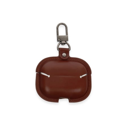 Apple Uyumlu Airpods Pro 2 (2.nesil) Çanta Deri Kılıf - Kahverengi