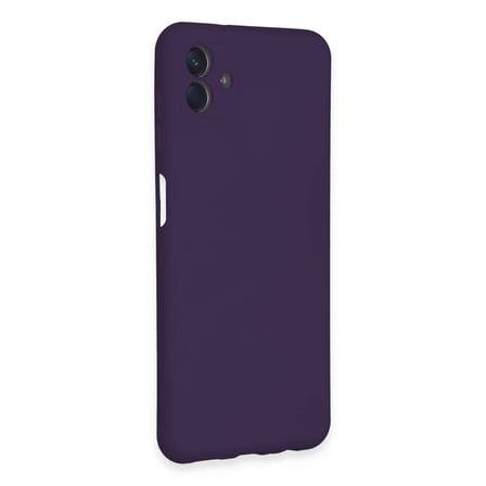 Samsung Uyumlu Galaxy A04e Kılıf Nano İçi Kadife Silikon - Mor
