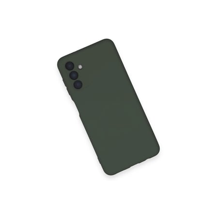 Samsung Galaxy A g Kılıf Nano İçi Kadife Silikon - Koyu Yeşil