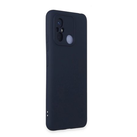 Xiaomi Uyumlu Redmi 12c Kılıf Nano İçi Kadife Silikon - Lacivert