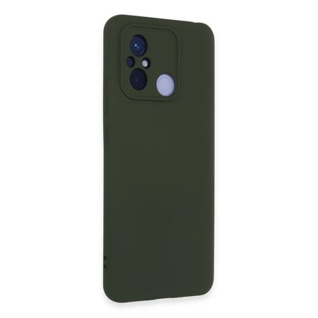 Xiaomi Uyumlu Redmi 12c Kılıf Nano İçi Kadife Silikon - Koyu Yeşil