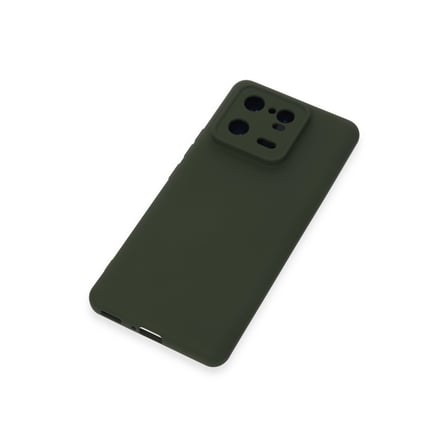 Xiaomi Uyumlu Mi 13 Pro Kılıf Nano İçi Kadife Silikon - Koyu Yeşil