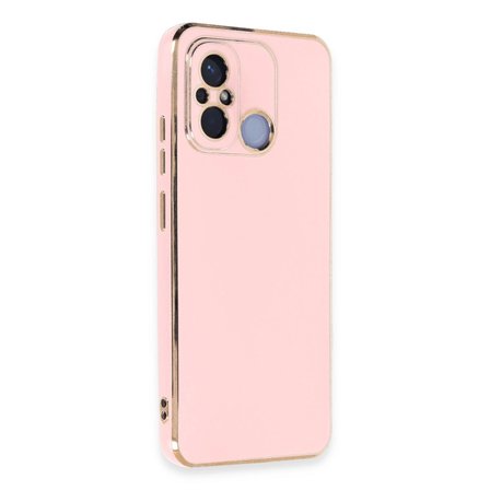 Xiaomi Uyumlu Redmi 12c Kılıf Volet Silikon - Pembe
