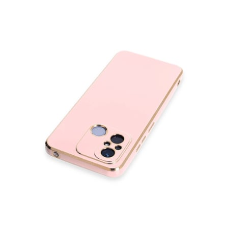 Xiaomi Uyumlu Redmi 12c Kılıf Volet Silikon - Pembe