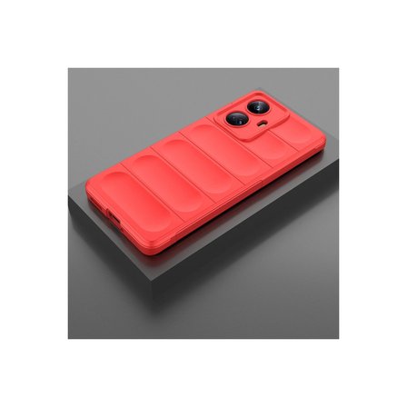 Realme 10 Pro 5g Kılıf Optimum Silikon - Kırmızı