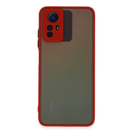 Xiaomi Uyumlu Redmi Note 12s Kılıf Montreal Silikon Kapak - Kırmızı