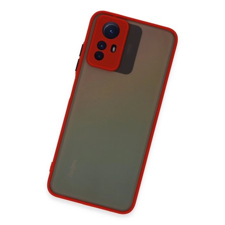 Xiaomi Uyumlu Redmi Note 12s Kılıf Montreal Silikon Kapak - Kırmızı
