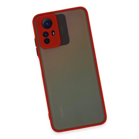 Xiaomi Uyumlu Redmi Note 12s Kılıf Montreal Silikon Kapak - Kırmızı