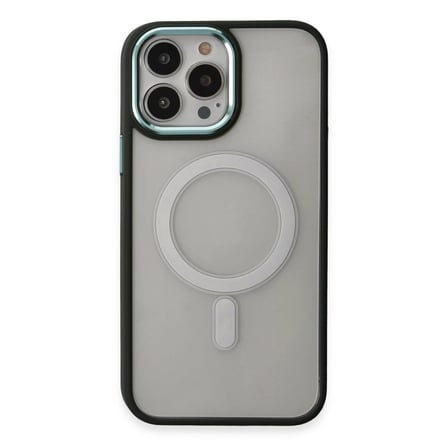 Apple Uyumlu İphone 15 Pro Max Kılıf Room Magneticsafe Silikon - Köknar Yeşili