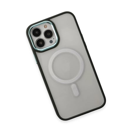 Apple Uyumlu İphone 15 Pro Max Kılıf Room Magneticsafe Silikon - Köknar Yeşili