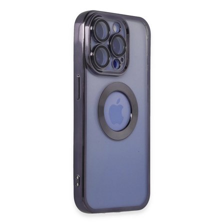Apple Uyumlu İphone 15 Pro Kılıf Slot Silikon - Mor