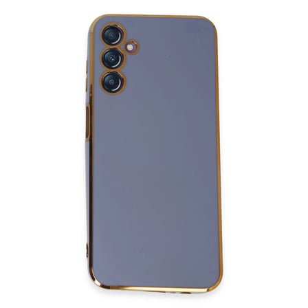 Samsung Uyumlu Galaxy M14 5g Kılıf Volet Silikon - Mavi