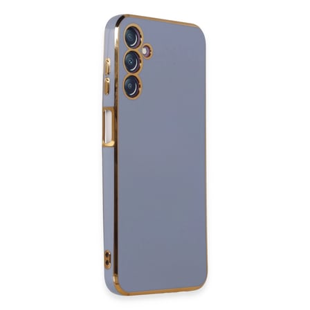 Samsung Uyumlu Galaxy M14 5g Kılıf Volet Silikon - Mavi