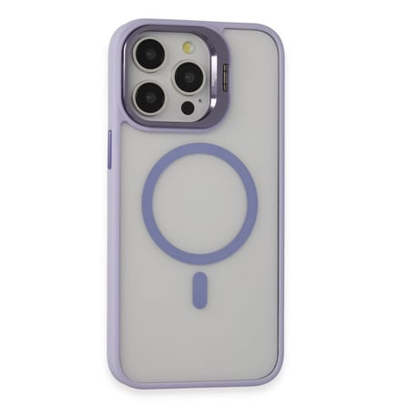 Joko Apple İphone 15 Pro Kılıf Roblox Lens Magsafe Standlı Kapak - Lila