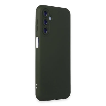 Samsung Uyumlu Galaxy M14 5g Kılıf Nano İçi Kadife Silikon - Koyu Yeşil