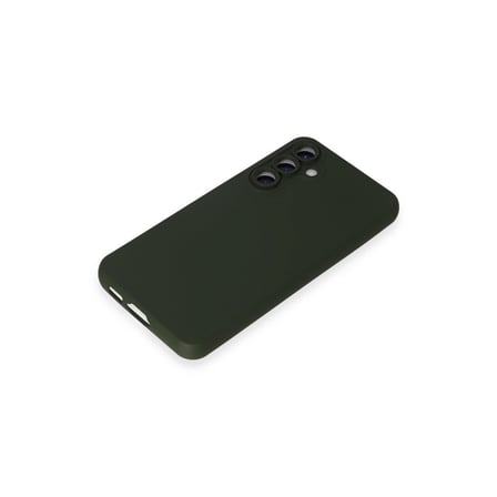 Samsung Galaxy S23 Fe Kılıf Nano İçi Kadife Silikon - Koyu Yeşil