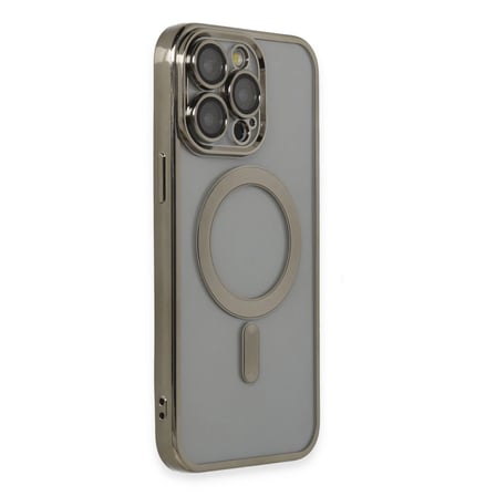 Apple Uyumlu İphone 14 Pro Max Kılıf Kross Magneticsafe Kapak - Titan Gri