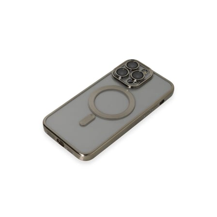 Apple Uyumlu İphone 14 Pro Max Kılıf Kross Magneticsafe Kapak - Titan Gri
