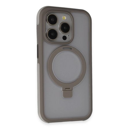Joko Apple İphone 15 Pro Max Zorda Airbag Magsafe Standlı Kapak - Titan Gri