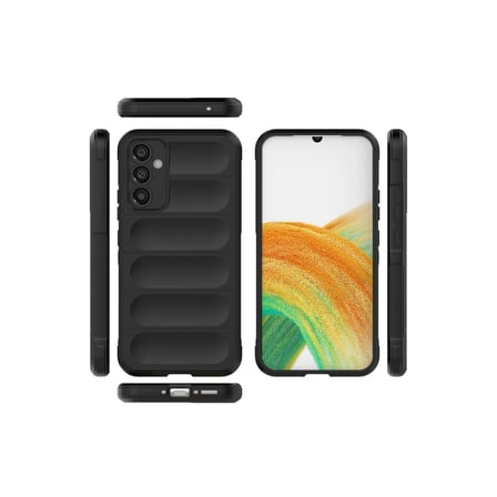 Samsung Uyumlu Galaxy A25 5g Kılıf Optimum Silikon - Siyah