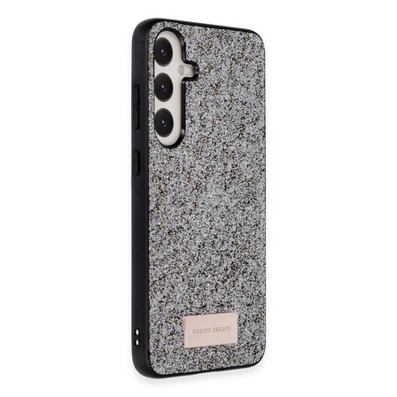 Onegif Samsung Galaxy A05s Bright Simli Kapak - Gümüş