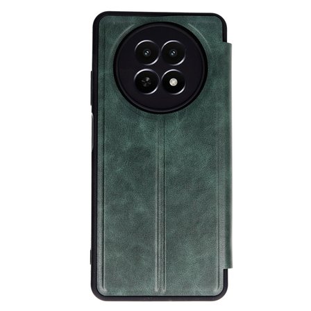 Realme 12 5g Kılıf Flip Cover - Koyu Yeşil