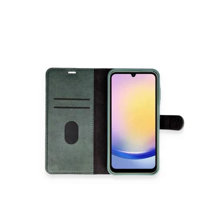 Realme C65 Kılıf Trend S Plus Kapaklı Kılıf - Yeşil