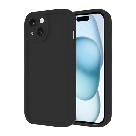 Apple Uyumlu İphone 14 Kılıf Viera Silikon - Siyah