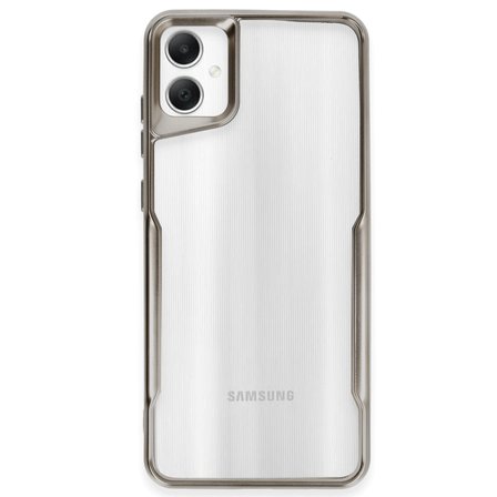 Samsung Uyumlu Galaxy A06 Kılıf Boyi Silikon Kapak - Titan Gri