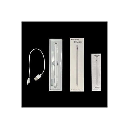 Evimdeyokyok K2260 Universal Dokunmatik Stylus Kalem Beyaz Type-C Uyumlu