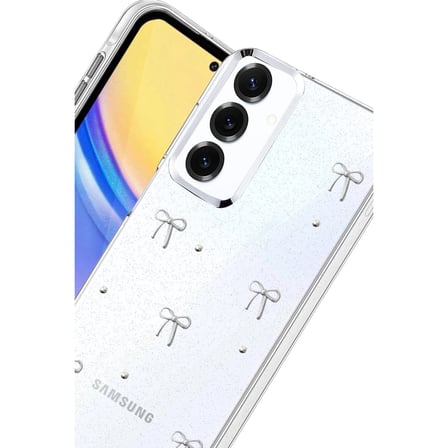 Samsung Uyumlu Galaxy S25 Plus Fiyonk Desenli Kapak - Desen 5