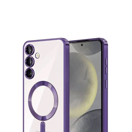 Samsung Uyumlu Galaxy A35 5g Kross Magneticsafe Kapak - Mor