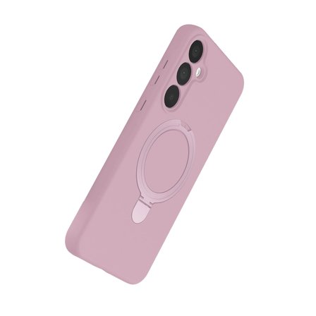 Samsung Uyumlu Galaxy A35 5g Regal Magsafe Standlı Kapak - Açık Pembe