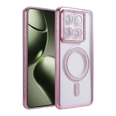 Xiaomi Uyumlu Mi 14t Pro Joke Simli Magneticsafe Kılıf - Pembe