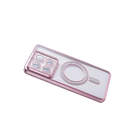 Xiaomi Uyumlu Mi 14t Pro Joke Simli Magneticsafe Kılıf - Pembe