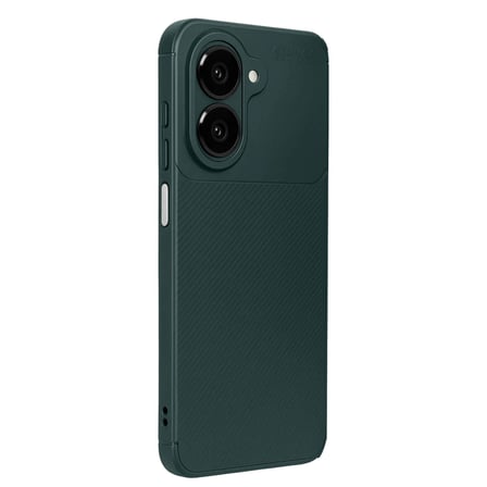 Evimdeyokyok Samsung Galaxy A07 4G Kılıf Koyu Yeşil Auto Focus Karbon Kapak